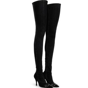 Diesel D-Venus TBT Denim Over the Knee Boots. New. EU 36 size. Retail $1,050